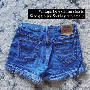 Levi’s denim shorts